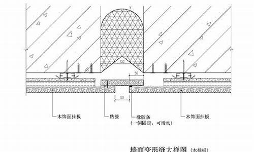 墙面变形缝做法